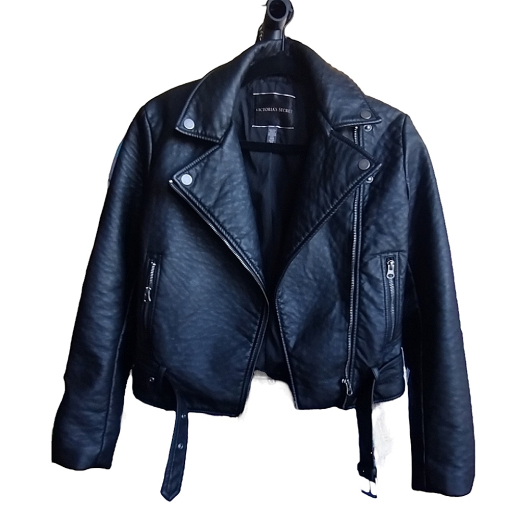 Victoria Secret Faux Leather Moto Jacket